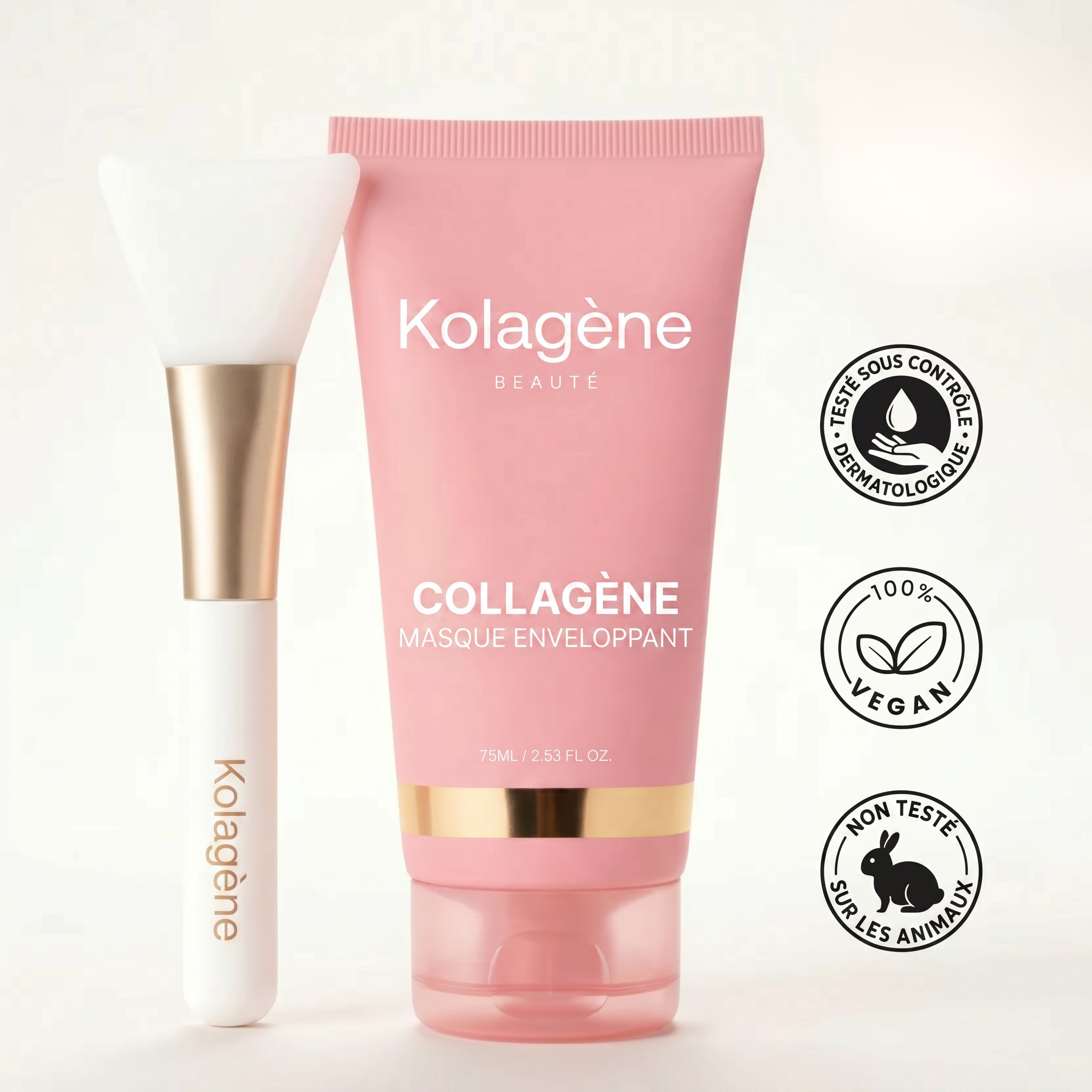 Kolagène — Masque bio-collagène + Pinceau